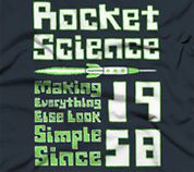 Rocket Science t shirt funny shirts for men cool graphic design