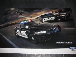 Ford Police Interceptor Poster A SHOW OF FORCE 2013 NEW