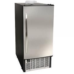    IN OR FREESTANDING UNDERCOUNTER CLEAR ICE MAKER   STAINLESS STEEL