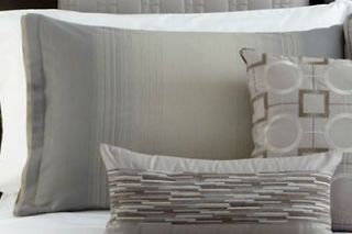 HOTEL COLLECTION Two EURO Pillow SHAMS NEW 300 TC $150 Ombre Stripe 26 