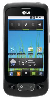 LG Optimus P500 Unlocked GSM Cell Phone Refurbished Android Touch 