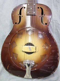 Vintage 1930s National Triolian Polychrome Resonator Reso Guitar