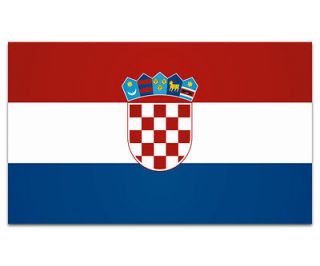 Croatia Flag Croatian Wall Art Decor Car Vinyl Window Bumper Sticker 