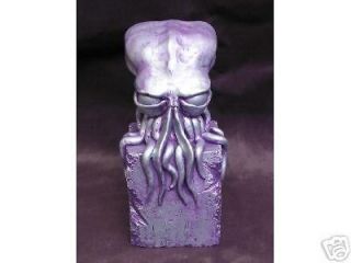 Cthulhu Statue / Bookend, Purple   Lovecraft