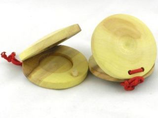 WOODEN CASTANETS wood spanish percussion flamenco NEW