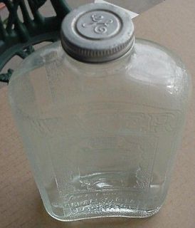 VINTAGE GENERAL ELECTRIC GE MONITOR TOP REFRIGERATOR WATER BOTTLE WITH 