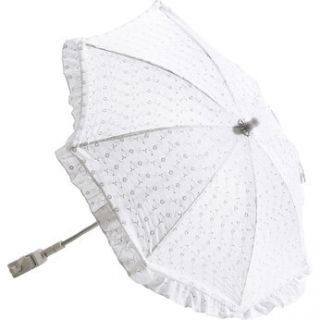 Protect baby from the sun with this pretty Broderie Anglais umbrella 
