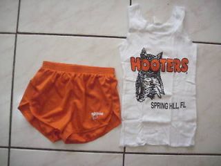 NEW HOOTERS SEXY & SILKY UNIFORM HALLOWEEN COSTUME M/XS FLORIDA WITH 