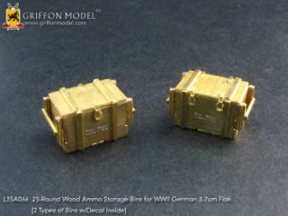 Griffon L35A066 1/35 37mm Flak (25R) Ammo Storage Bin