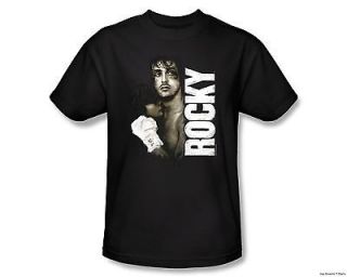 Officially Licensed MGM Rocky Movie Painted Rocky Adult Shirt S 3XL