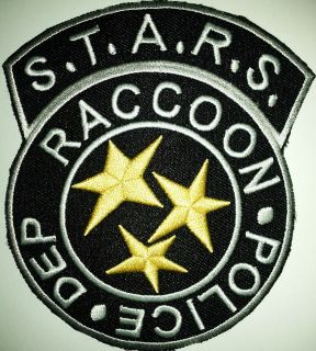 STARS RACOON POLICE RESIDENT EVIL DEP IRON ON PATCH