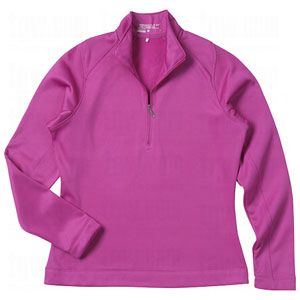 NIKE THERMA FIT 1/2 ZIP PULLOVER MAGENTA XS