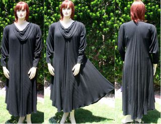 SALE Perfect for Fall/Winter Black Moroccan Dress XL 1X 2X 3X 4X 