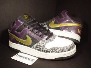 Nike air 1 Delta Force 3/4 Deluxe PURPLE GOLD max 2 9.5