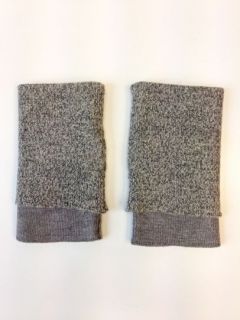 Maison Martin Margiela Unisex Fingerless Gloves Mits Woolen Wool (Grey 