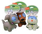 Lot of 3 Hartz Precious Pooches Beef Scented Vinyl Dog Toy With 