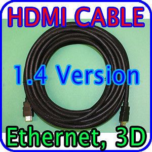 HDMI Cable 30ft 1.4 ethernet 3d 1080p hdtv