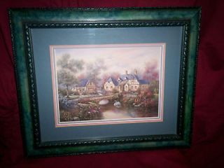 Carl Valente professionally framed print triple matted 10 x 12