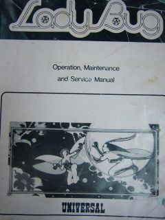 Lady Bug by Universal; Operation, Maintenance, and Service Manual 