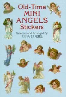 Old Time Mini Angels Stickers by Anna Samuel 2000, Paperback