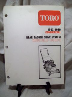 Toro 83 89 Commercial Rear Bagger Drive System Rebuild