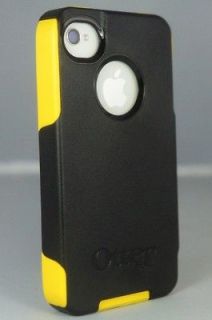 Otterbox Commuter Case Authentic iPhone 4/4S Black/Yellow New In 