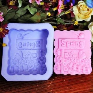   Season of Spring (R1049) Silicone Handmade Soap Mold Crafts DIY Mold