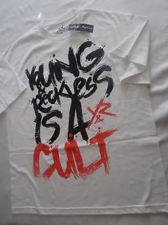 Young and Reckless White with LOGO NWT T Shirt Size M