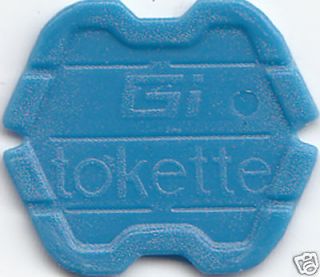   Greenwald GI Laundry Token / Tokette GREEN Type II Greenwald Tokettes