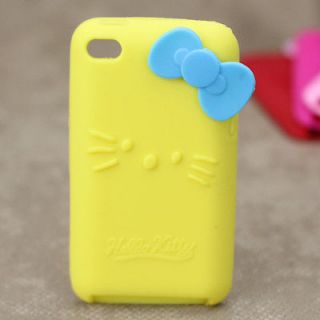   Lovely Hello Kitty Soft Silicone Skin Case Cover For iPod Touch 4 4G