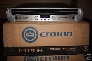 Crown I T8000 ITECH I TECH 8000 World Touring Professional Power 