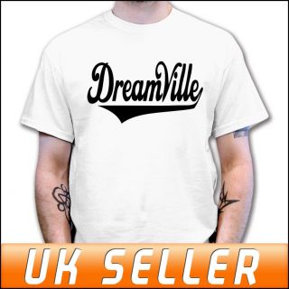 Dreamville J Cole White T Shirt Top Shirt Mens Womens Kids Sizes