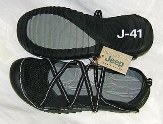 Jeep J 41 Genesis Vegan Black/White Shoes New