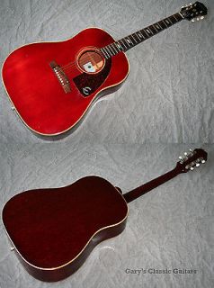1968 Epiphone Texan Cherry Red Vintage made in USA