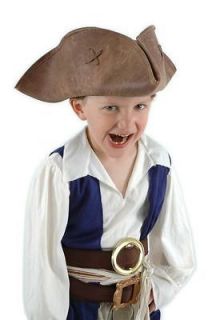 JACK SPARROW HAT Pirates of the Caribbean Kids Deluxe NEW