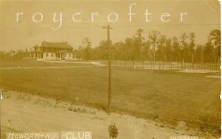 Golf Club, Haworth, NJ, 5 x7 Matted Print of 1910 Postcard