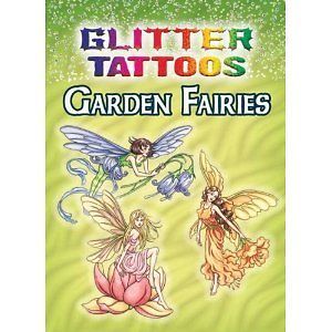 Large GLITTER fairy tattoos temporary 6 designs safe/ waterproof FREE 