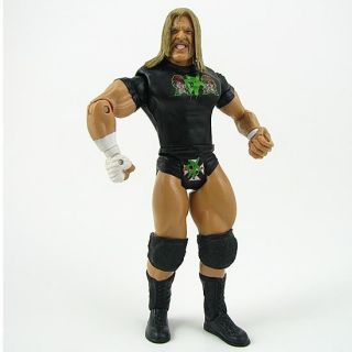 04M WWE Wrestling Triple H figure champion + belt