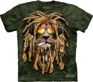   Tshirt Rasta Lion Haile Selassie Bobo Ashanti Reggae Jamaica Island
