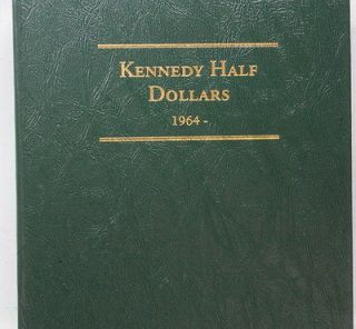 1964   1998 KENNEDY HALF DOLLARS 50 CENT COLLECTORS BOOK