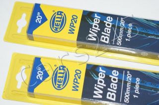 HELLA Original Windshield Wiper Blades 20 500 mm PAIR 2psc