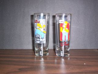 simpsons shot glass in Animation Art & Characters