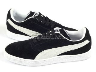 Puma Suede CVO Cycle Black White Casual Leather Low Sneakers 2012 Mens 