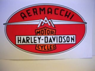 1960s Harley Davidson Aermacchi Decal