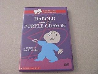 HAROLD and the PURPLE CRAYON dvd SCHOLASTIC more STORIES children 