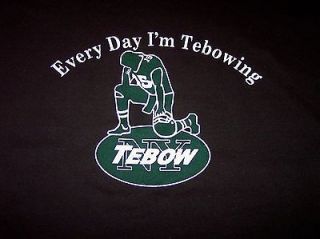 NEW XXL Jets Tim Tebow New York Every Day Im Tebowing T Shirt