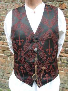 steampunk men vest in Mens Clothing
