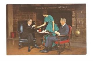   MD Ye Olde McCormick Tea House Harry Wells President Vintage Postcard