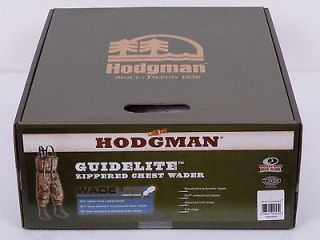 Hodgman Guidelite Zippered Chest Wader Mossy Oak Duck Blind Camo Size 