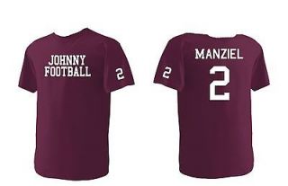 Johnny Football Texas A&M Aggies TAMU #2 Manziel T Shirt Jersey Youth 